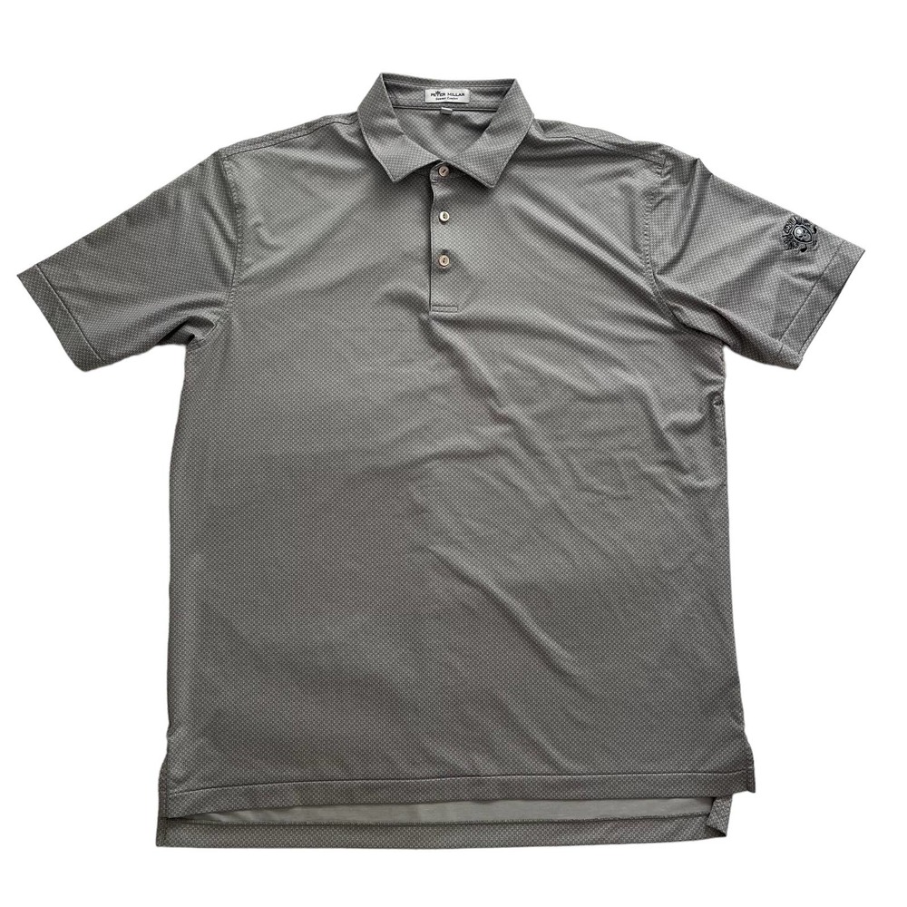 PETER MILLAR SUMMER COMFORT PERFORMANCE JERSEY GOLF POLO SHIRT MEN SZ L